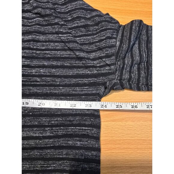 Calvin Klein womens short sleeve shirt SZ XL striped performance stretch pocket - Picture 4 of 12